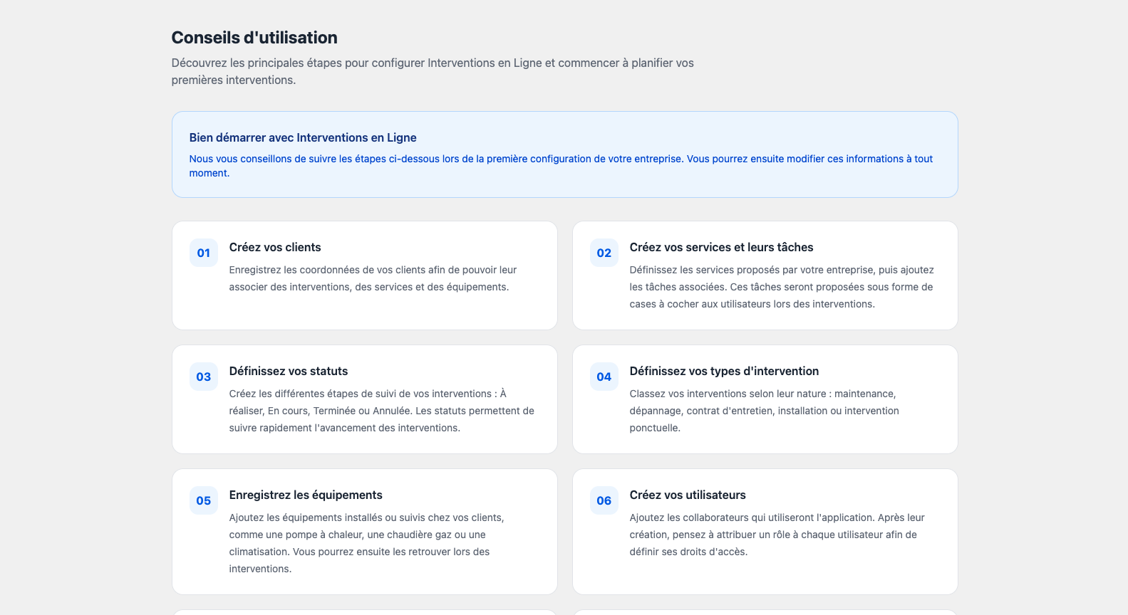 Logiciel Planning Intervention pour les professionnels